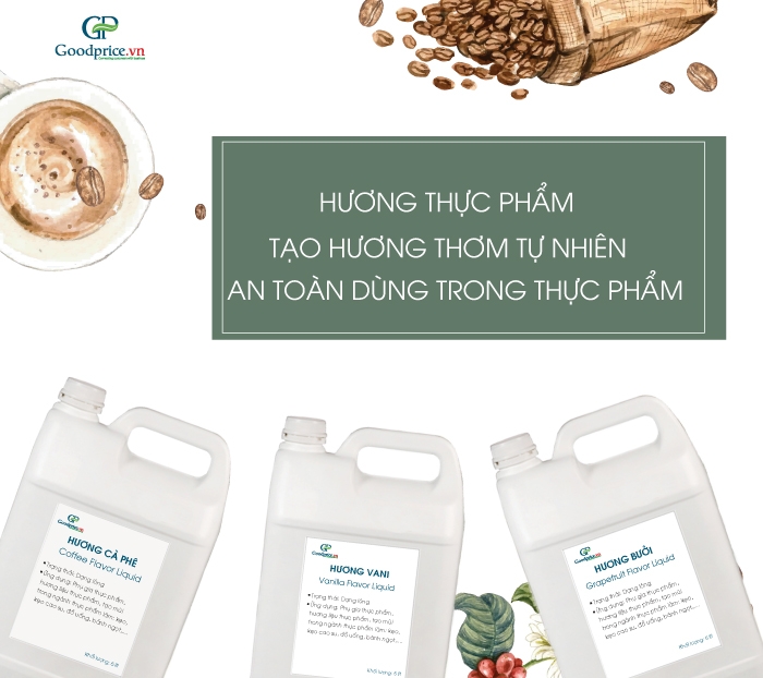 Tổng hợp hương thực phẩm tạo hương thơm tự nhiên chất lượng