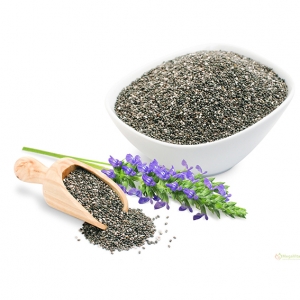 Black chia seeds from america and australia