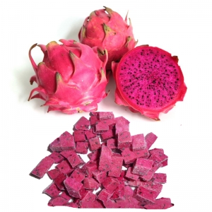 Fresh dragon fruit red flesh 