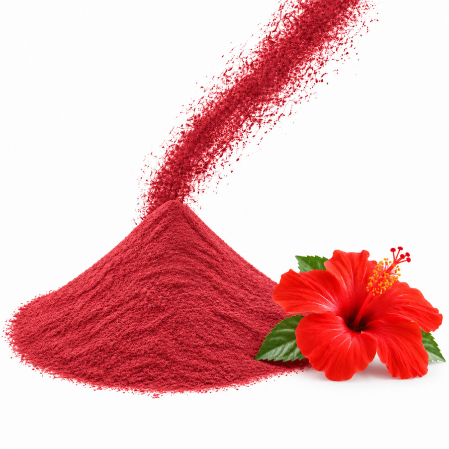 Hibiscus flowers powder