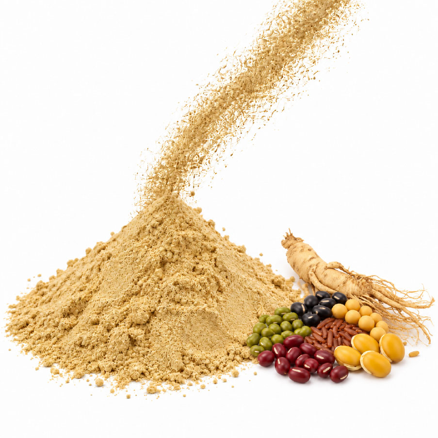 Grain and ginseng powder