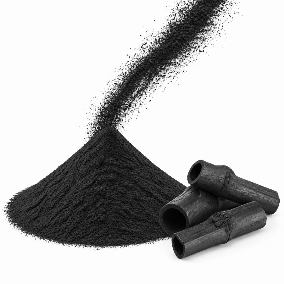 Activated bamboo charcoal mask from vietnam