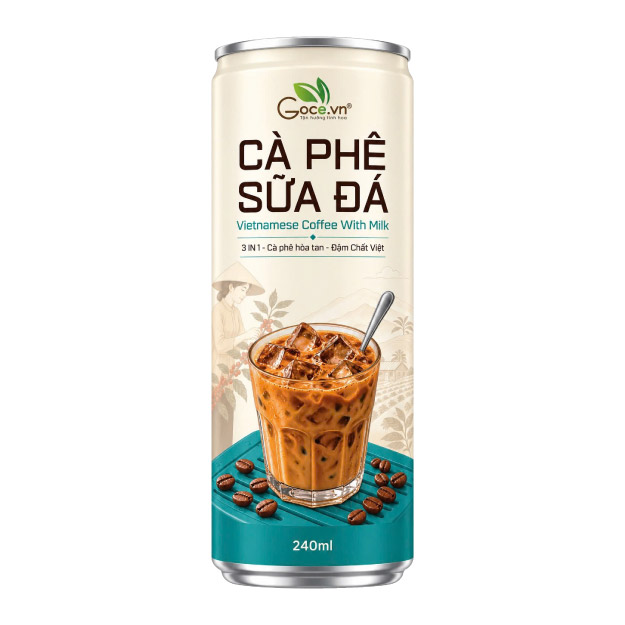Vietnamese coffee with milk