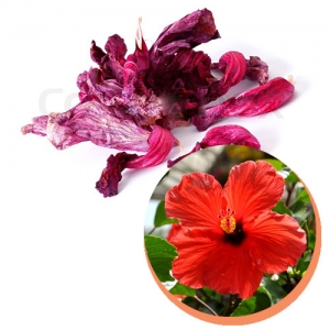 Dried hibiscus flowers 100% natural