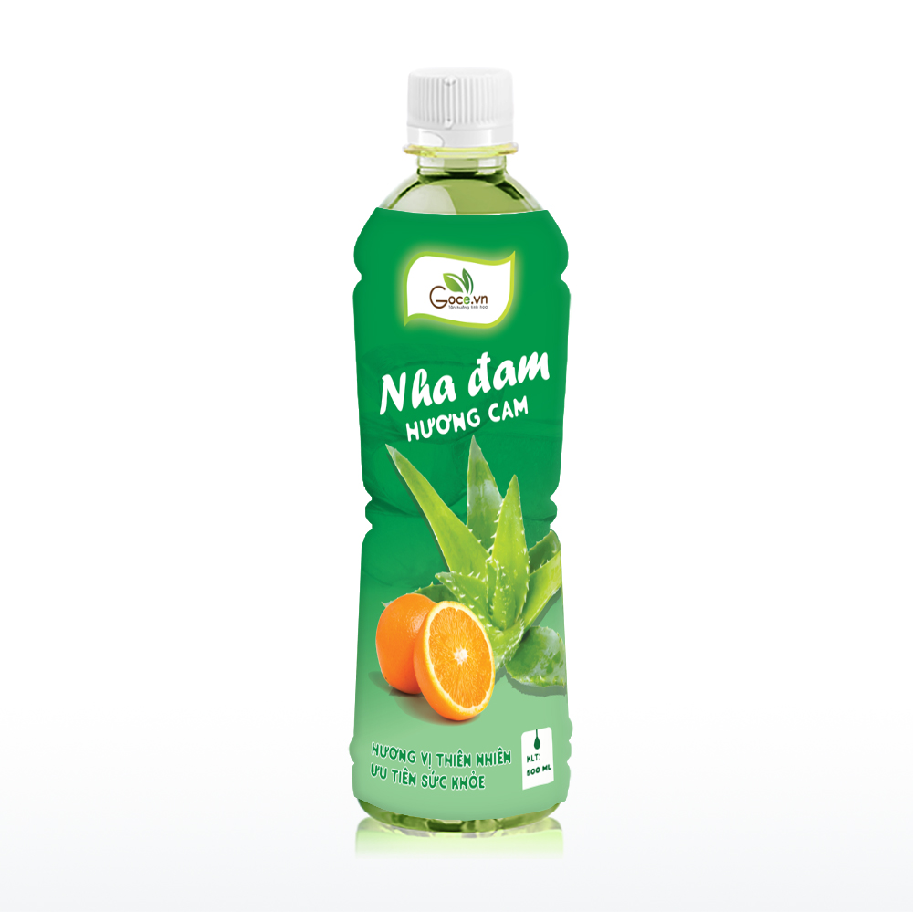 Aloe Vera Drink Orange Flavour Bottled 500ml
