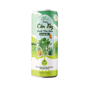 Celery Juice with Aloe Vera Jelly - Pineapple flavour