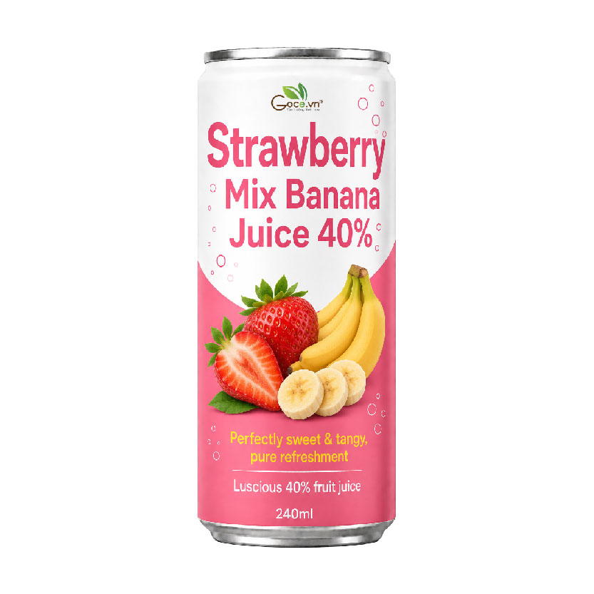 Strawberry Mix Banana Juice (40%) 