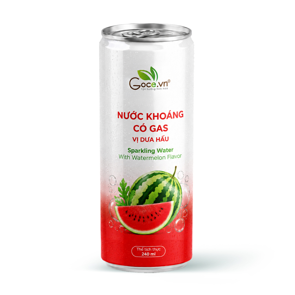 Watermelon-Flavored Sparkling Mineral Water 