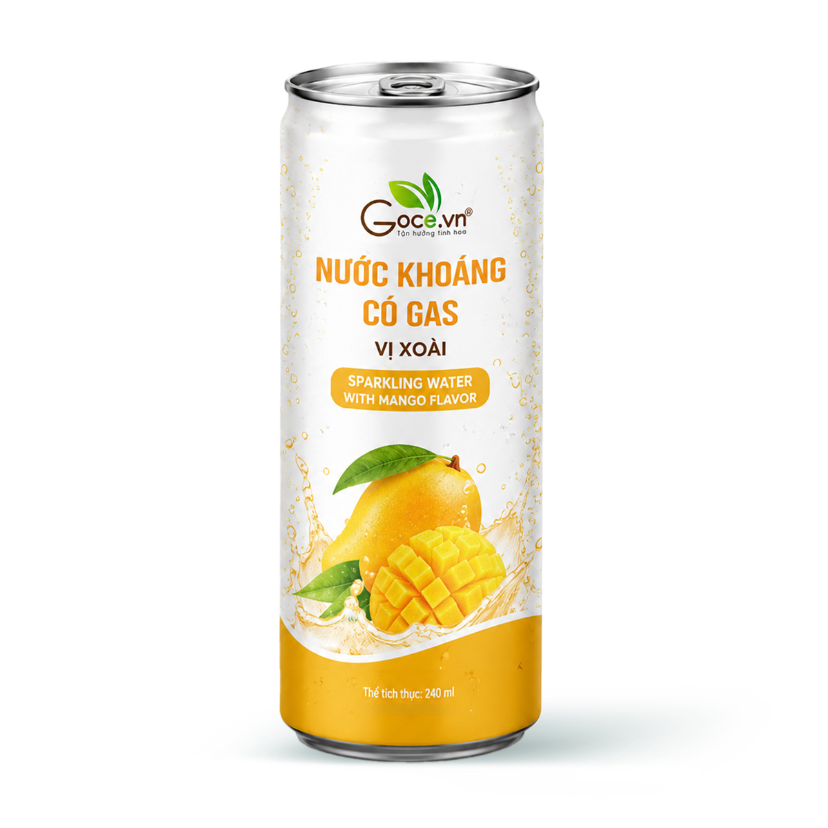 Mango-Flavored Sparkling Mineral Water
