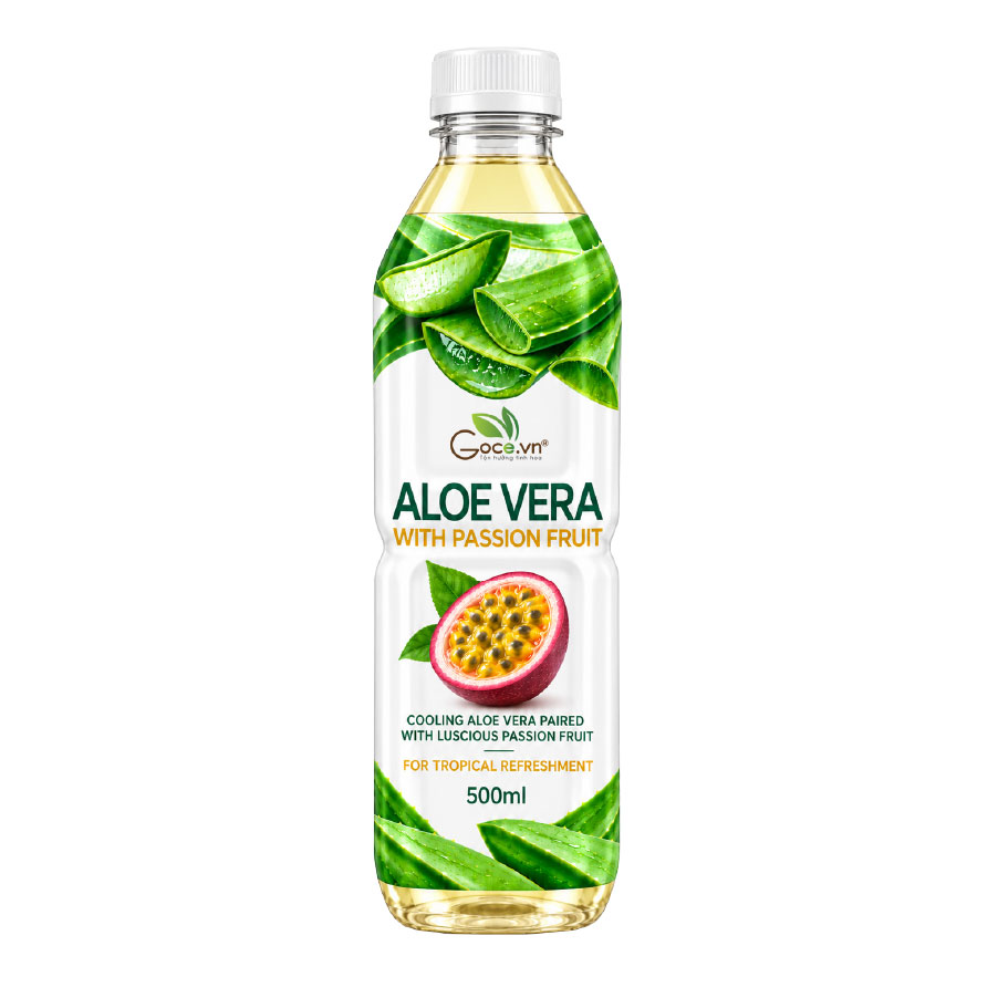 Nước nha đam đường phèn hương chanh dây 500ml