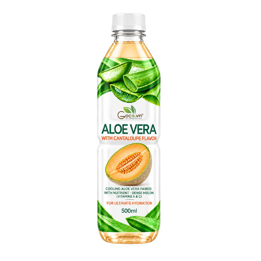 Nước nha đam đường phèn hương dưa lưới 500ml