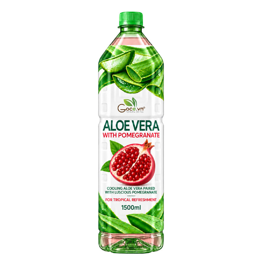 Nước nha đam đường phèn hương lựu 1500ml