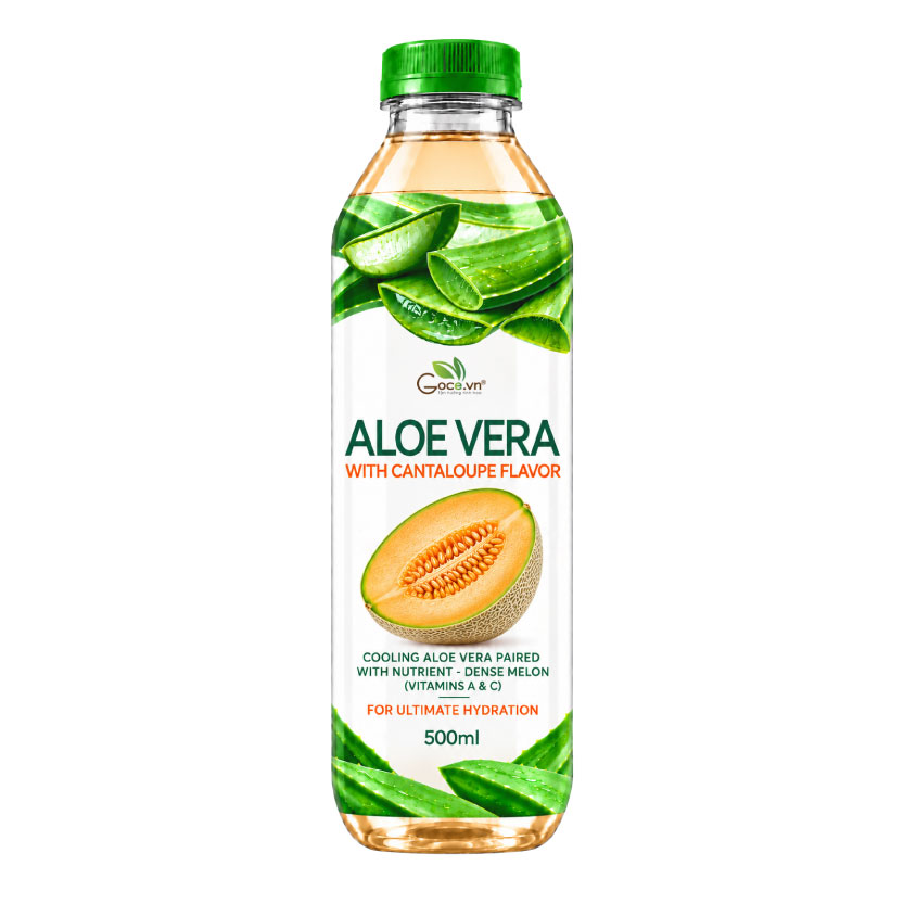 Nước Nha Đam Hương Dưa Lưới 350ml