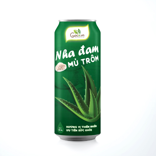 Nước nha đam mủ trôm lon 330ml 