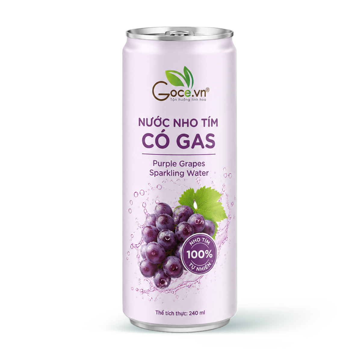 Purple Grape Sparkling Drink 