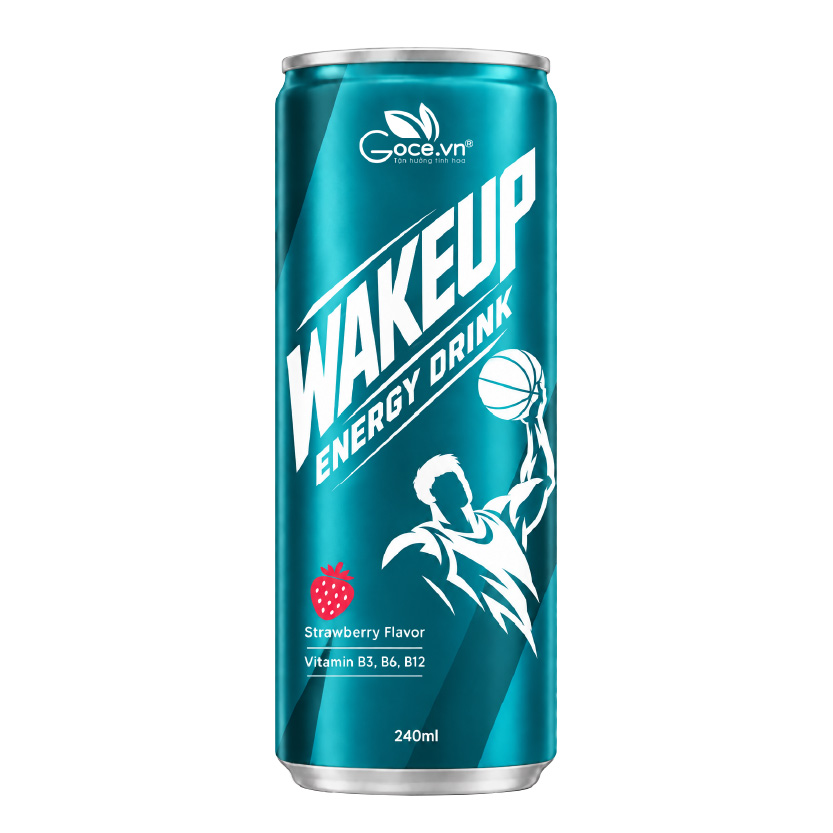 Wake Up strawberry energy drink   