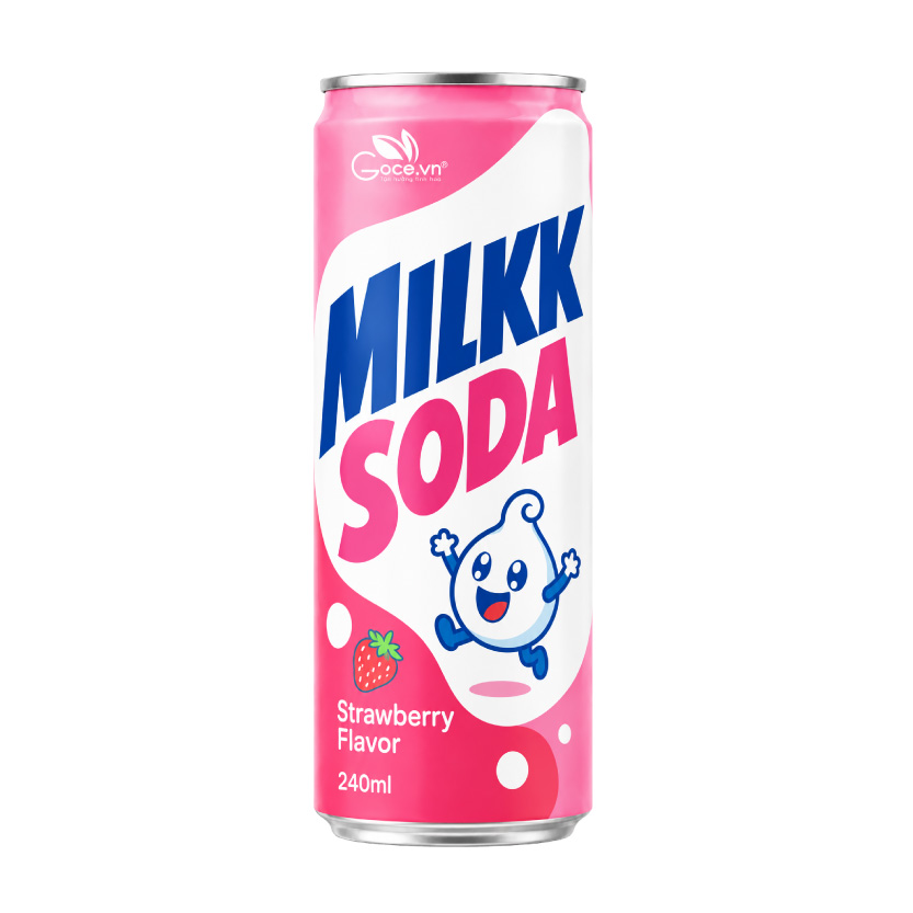 Soda Sữa Vị Dâu