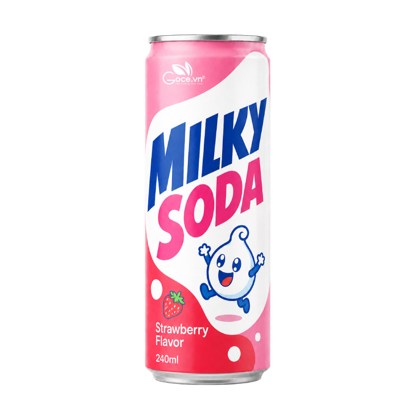 Soda Sữa Vị Dâu