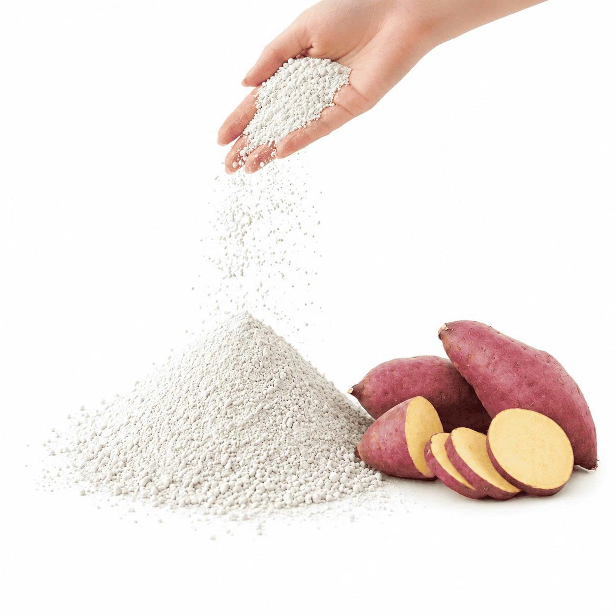 Sweet potato coarse starch