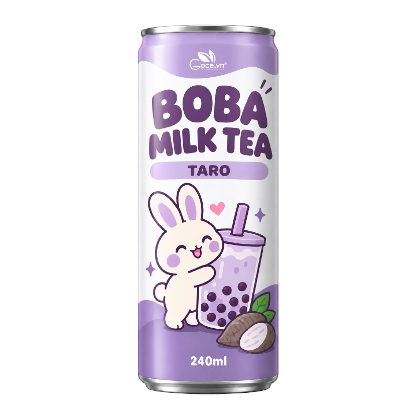 Taro bubble milk tea