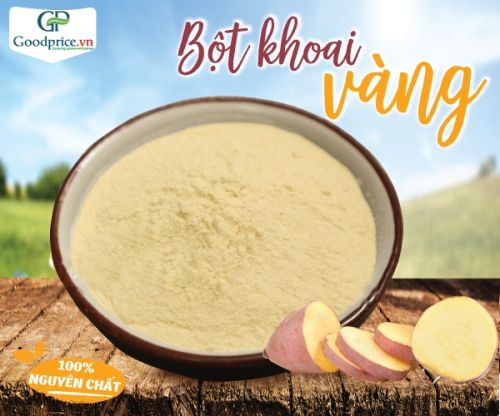 Bột khoai lang vàng nguyên chất dùng chế biến thực phẩm