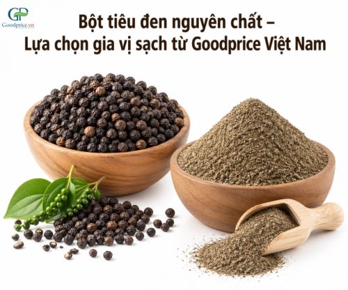Pure Black Pepper Powder – A Clean Spice Choice from GoodPrice Việt Nam
