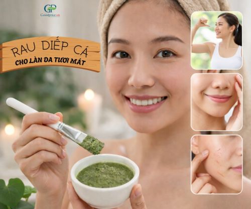 Giữ Làn Da Tươi Tắn Dịp Tết Nhờ Bột Diếp Cá Tự Nhiên