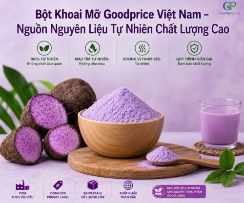 Goodprice Vietnam – Trusted Export Supplier of Premium Purple Yam Powder