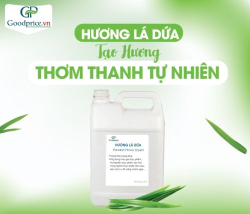 Hương lá dứa mang hương vị tự nhiên cho thực phẩm