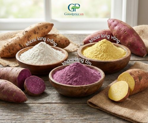 Màu sắc của bột khoai lang nói lên điều gì?