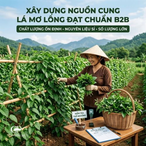 Quality Control Process for Skunkvine Leaves at Goodprice