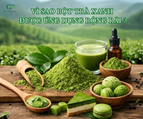 Ứng dụng của bột trà xanh trong đồ uống, thực phẩm và mỹ phẩm