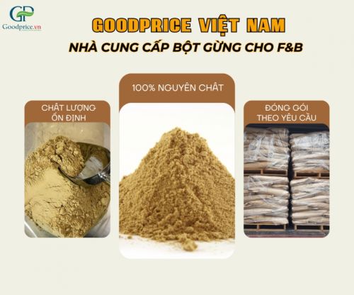 Ưu điểm khi dùng bột gừng trong ngành F&B hiện đại